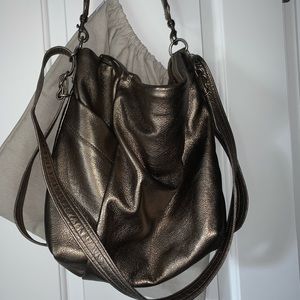 Rough & Tumble Pyrite Side Pocket Hobo w/dust bag